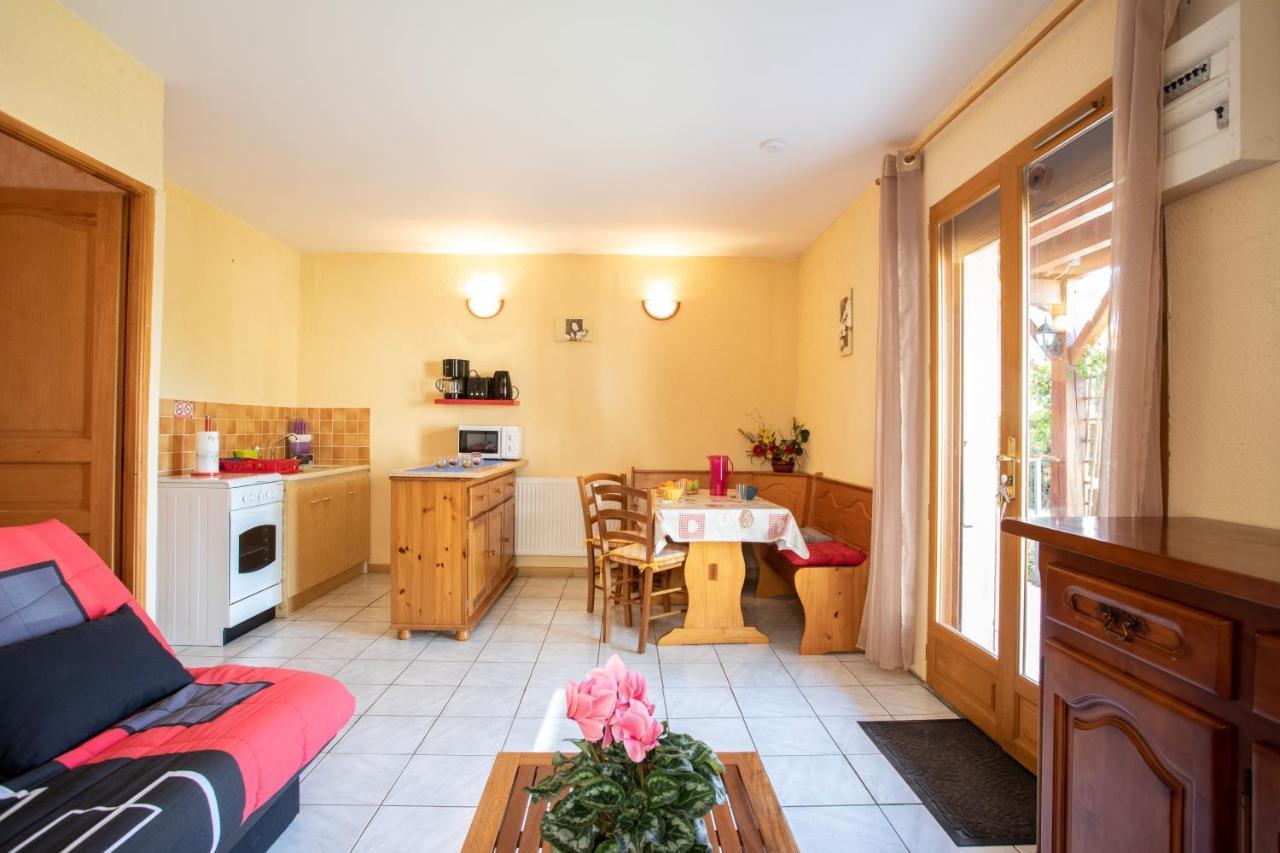 Le Mont Guillaume - 1 Chambre Terrasse Et Jardin Apartment Saint-Andre-d'Embrun Ngoại thất bức ảnh